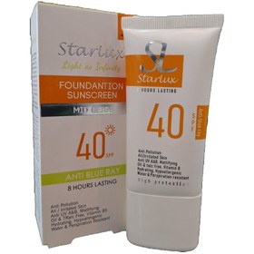 تصویر کرم ضد آفتاب رنگی استارلوکس بژ متوسط SPF40 (40میل) 