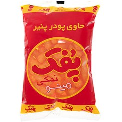 تصویر پفک نمکی خانواده 110g مینو 