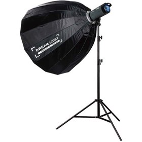 تصویر اکتاباکس عمیق پارابولیک همراه گرید Parabolic Octabox 120cm 