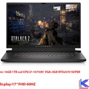 تصویر لپ تاپ 17 اینچی الین ویر مدل M17 پردازنده i7 گرافیک 8GB RTX 2070 Super 