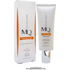 تصویر کرم ضد آفتاب پوست نرمال تا خشک ام کیو SPF50 MQ SUNSCREEN CREAM NORMAL SPF 50