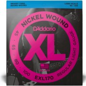 تصویر سیم گیتار بیس داداریو D’Addario EXL170 D'Addario EXL170 Nickel Wound Bass Guitar Strings, Light, 45-100, Long Scale