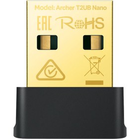 تصویر کارت شبکه T2UB Nano AC600 Wi-Fi تی پی لینک TP-LINK Archer T2UB Nano AC600 Wi-Fi Bluetooth 4.2 USB Adapter