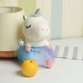 تصویر عروسک اسب تک شاخ رنگی 