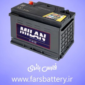 تصویر باتری خودرو صبا ۷۴ آمپر اتمی 