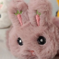 تصویر کش مو پولیشی خرگوشی سایز ۱۲۵ رنگ زرد 