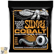 تصویر سیم گیتار بیس ارنی بال مدل Cobalt Slinky 2733 