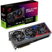 تصویر کارت گرافیک ایسوس مدل ROG Strix GeForce RTX 4090 OC Edition با حافظه 24 گیگابایت ASUS ROG Strix GeForce RTX 4090 OC Edition 24GB GDDR6X Graphics Card