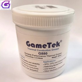 تصویر خمیر حرارتی (سیلیکون) گیمتک 500 گرمی GameTek G880 