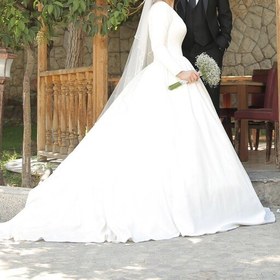تصویر لباس عروس اروپایی شیک 