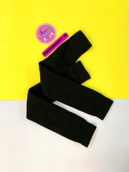 تصویر گرمکن پشمی ساق پا رنگ مشکی 