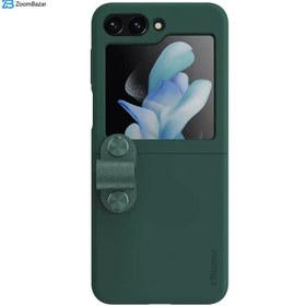 تصویر کاور گوشی سامسونگ Galaxy Z Flip5 نیلکین مدل Flex Flip Finger Strap Liquid Silicone Nillkin Flex Flip Finger Strap Liquid Silicone Case Cover for Samsung Galaxy Galaxy Z Flip5