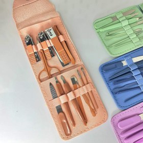 تصویر ست مانیکور۱۲ تیکه چرمی 