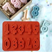 تصویر قالب سیلیکونی شمع اعداد سورنا پارت 