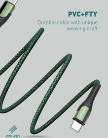 تصویر کابل تبدیل فست شارژ Ldnio LC111 Type-C To Lightning PD 30W 1m Ldnio LC111 Type-C To Lightning 30W PD 1m Fast Charging Cable