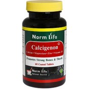 تصویر قرص کلسی ژنون نورم لایف 60 عددی Norm Life Calcigenon Coated Tablet