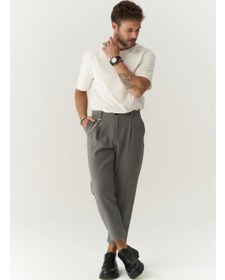 تصویر شلوار دودی مردانه مایلز - کالکشن برند mai Collection Myles Men's Smoke Trousers