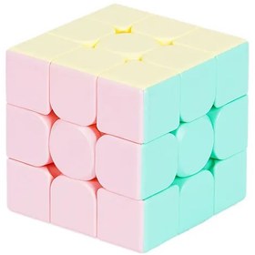 تصویر روبیک 3 در 3 پاستلی 