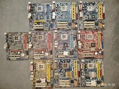 تصویر ده مادربردDDR2اینتل سالم یا بازیافت 