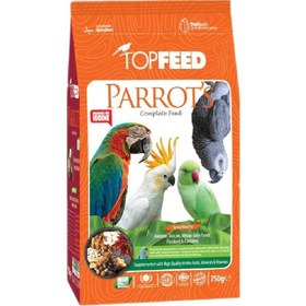 تصویر غذای خشک طوطی سانان تاپ فید مدل Parrot Complete Feed وزن 750 گرم تاپ فید پرندگان