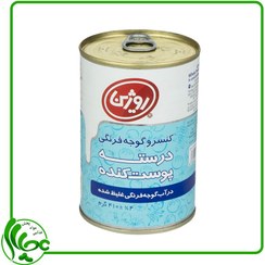 تصویر کنسرو گوجه فرنگی پوست کنده روژین 