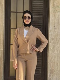 تصویر کراپ کت مجلسی زنانه - ک 