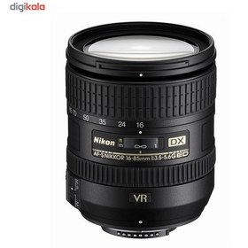 تصویر لنز دوربين نيکون مدل 85-16 F/3.5-5.6G ED VR DX ا Nikon 16-85 F/3.5-5.6G ED VR DX Camera Lens Nikon 16-85 F/3.5-5.6G ED VR DX Camera Lens
