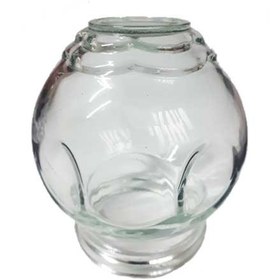 تصویر لیوان شیشه ای شماره ۴ مخصوص بادکش گرم کارتن ۲۰ عددی ا Cupping cup Cupping cup