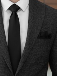 تصویر کراوات مشکی کارلوتی a120 