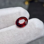 تصویر نگین سنگ طبیعی گارنت معدنی کد S3734 