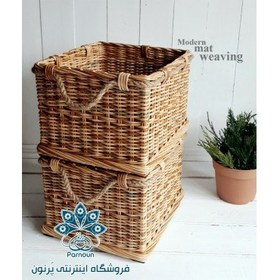 تصویر باکس حصیری هلیما؛ نظم و زیبایی در کنار هم (پسکرایه) 