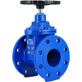 تصویر شیر کشویی زبانه لاستیکی 3 اینچ مهاب آب ایرانیان 