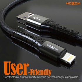 تصویر کابل تبدیل USB به microUSB موکسوم مدل MX-CB28 طول یک متر Moxom MX-CB28 Charging Cable 1m