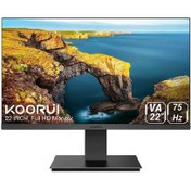 تصویر مانیتور 22 اینچ کووری مدل 22N1 Koorui 22N1 22-Inch VA FHD Flat Business Monitor