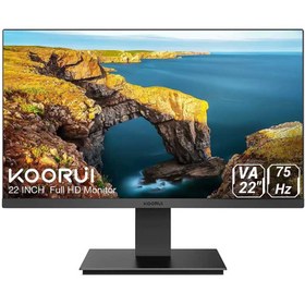 تصویر مانیتور 22 اینچ کووری مدل Koorui 22N1 Koorui 22N1 22 Inch VA FullHD Business Monitor