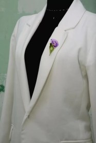 تصویر کد A-166 | گل‌سینه گل چینی بنفش 