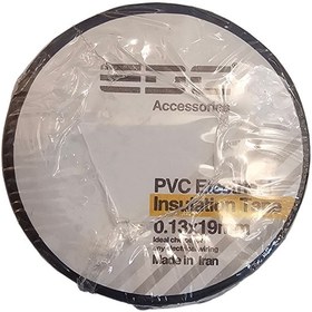 تصویر چسب برق EDC مشکی 10 عددی Electrical tape