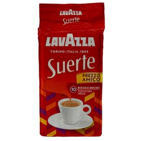 تصویر پودر قهوه سوئرته لاوازا 250 گرم Lavazza Suerte ا Lavazza Suerte Espresso Coffee 250gr Lavazza Suerte Espresso Coffee 250gr