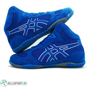 تصویر کفش کشتی اسیکس Asics Matfelex4 Blue 