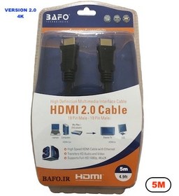 تصویر HDMI 5M BAFO | کابل اچ دی ام ای ۵ متر بافو | کابل HDMI 5M ورژن ۲ بافو 