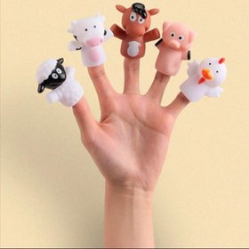 تصویر عروسک انگشتی سیلیکونی - شماره Finger puppets