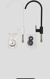 تصویر شیر تصفیه آب سفید و مشکی Salam 