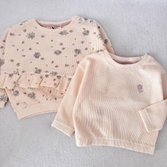 تصویر بلوز دخترانه وارداتی برند so cute بیسکوئیتی نرم و لطیف 