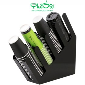 تصویر استند لیوان 4 خانه کد K1 