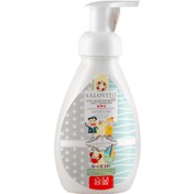 تصویر فوم صورت و دست کودک حجم 300 میلی لیتر سالوویتو Salovito Children Face And Hand Foam 300 ml