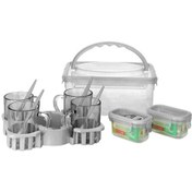 تصویر سرویس چای خوری ۴ نفره هوم کت 