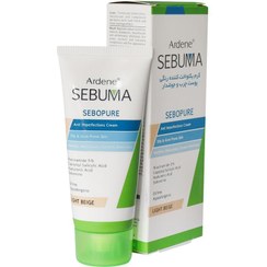 تصویر کرم رنگی یکنواخت کننده و مات کننده آردن سبوما 30گرم - بژ روشن ARDENE SEBUMA Sebopure Anti Imperfections Cream For Oily And Acne Prone Skin 30ml