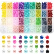 تصویر مروارید سنگی سایز ۶ میلی متر بسته ۱۴۰ عددی 