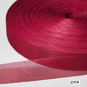 تصویر نوار گان زرشکی 3 سانت کیلویی 