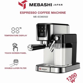 تصویر اسپرسوساز مباشی کد ECM2502 - مشکی / ا Espresso mebashi ECM2502 Espresso mebashi ECM2502